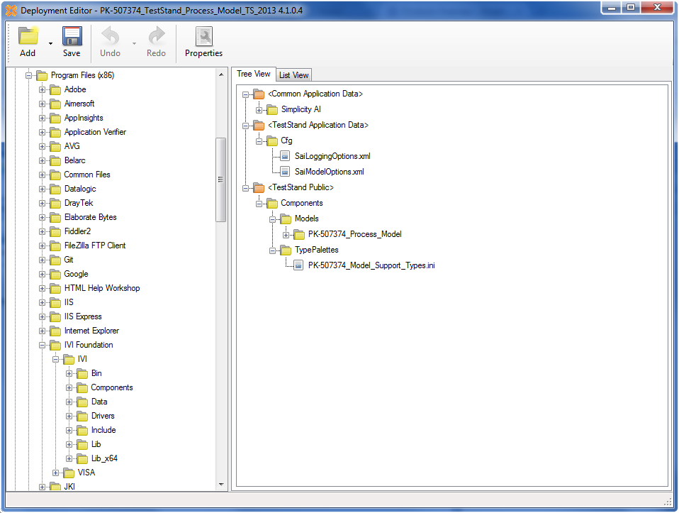 Deployment Editor